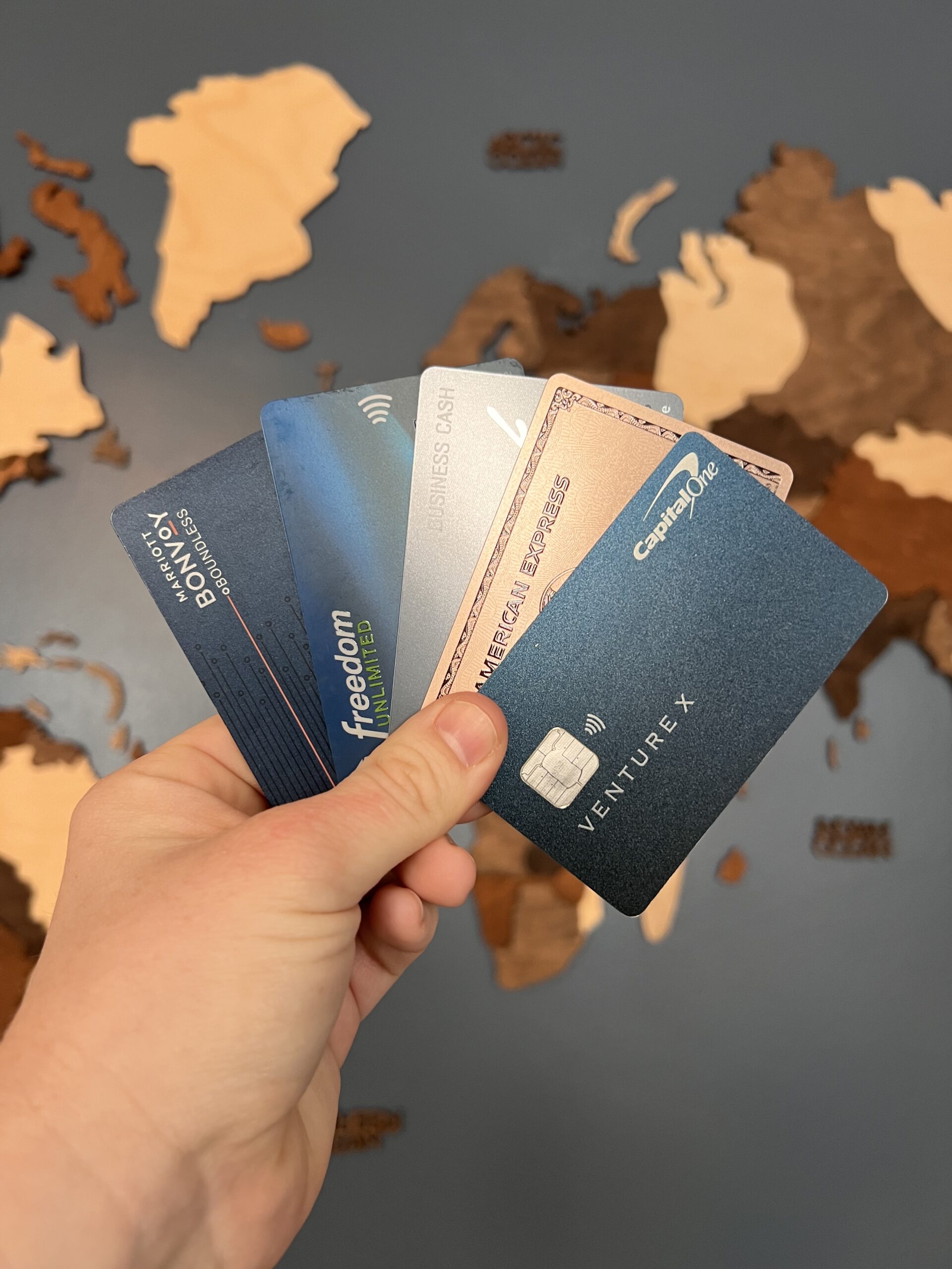 best travel credit cards: our actual wallet setup