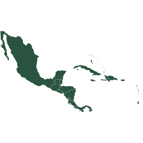 Central America Caribbean Map